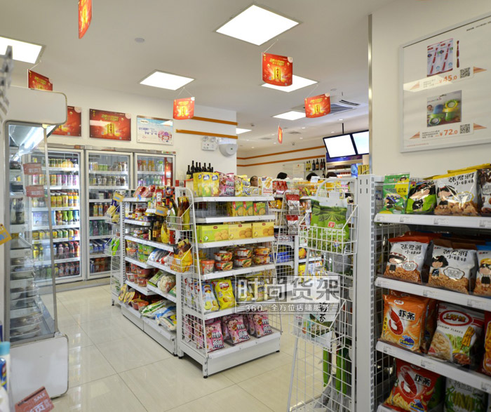 便利店貨架陳列設計效果圖