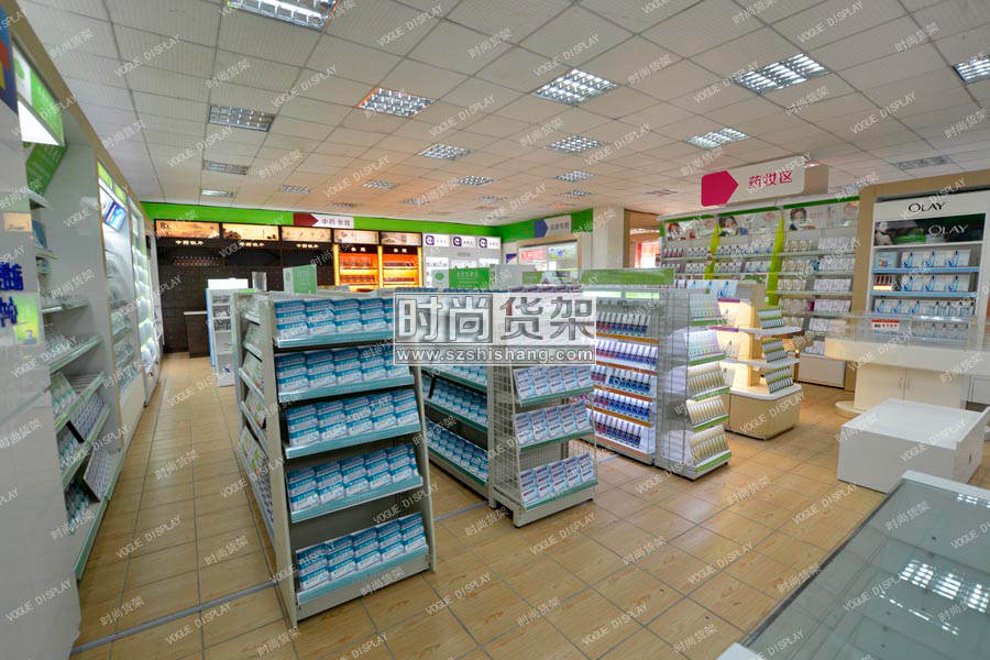 藥店貨架陳列設計
